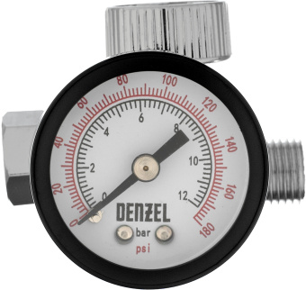 Регулятор давления для компрессоров Denzel K1500 1500л/мин черный - купить недорого с доставкой в интернет-магазине