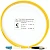 Патч-корд Cabeus FOP(S)-9-LC-FC-1,5M 1x9/125 OS2 LC-FC 1.5м LSZH желтый
