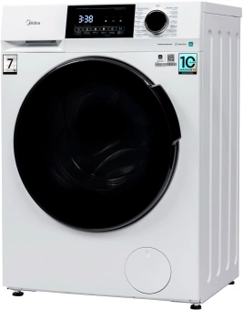 Стиральная машина Midea MFC3712BSW40/W класс: A загр.фронтальная макс.:7кг белый инвертор - купить недорого с доставкой в интернет-магазине