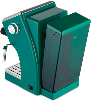 Кофеварка рожковая Kitfort КТ-7283 1050Вт зеленый - купить недорого с доставкой в интернет-магазине