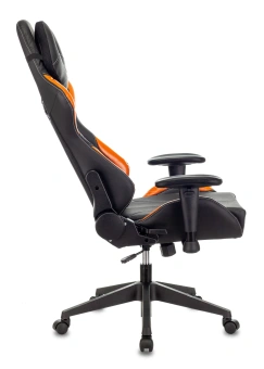 Кресло игровое Zombie VIKING 5 AERO черный/оранжевый эко.кожа с подголов. крестов. пластик - купить недорого с доставкой в интернет-магазине