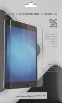 Защитное стекло для экрана прозрачная DF sSteel-79 для Samsung Galaxy Tab A7 Lite 8.7" 1шт. - купить недорого с доставкой в интернет-магазине