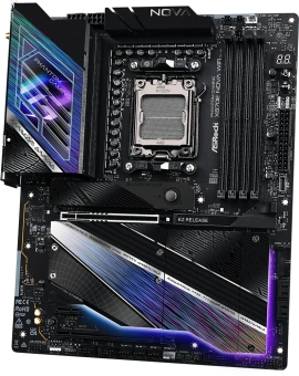 Материнская плата Asrock X870E NOVA WIFI Socket AM5 AMD X870E 4xDDR5 ATX AC`97 8ch(7.1) 5Gigabit RAID+HDMI - купить недорого с доставкой в интернет-магазине