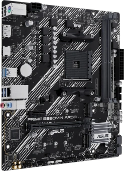 Материнская плата Asus PRIME B550M-K ARGB Soc-AM4 AMD B550 2xDDR4 mATX AC`97 8ch(7.1) GbLAN RAID+HDMI+DP - купить недорого с доставкой в интернет-магазине