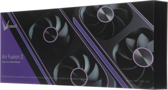 Вентилятор для корпуса Formula Air Fusion 3 BK ARGB 360х120x28 черный 4-pin 34.95дБ Ret - купить недорого с доставкой в интернет-магазине