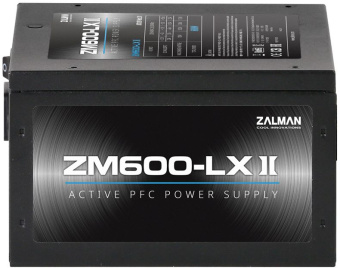 Блок питания Zalman ATX 600W ZM600-LXII (20+4pin) APFC 120mm fan 6xSATA RTL - купить недорого с доставкой в интернет-магазине