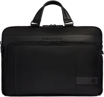 Деловая сумка для ноутбука мужская Piquadro Wollem CA6637W129/N с отделением для ноутбука черный полиэстер/натур.кожа - купить недорого с доставкой в интернет-магазине