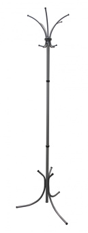 Вешалка напольная Бюрократ Нова-3 НОВА-3/GREY серый основание крестовина наконечники черный крючки двойные для верхней одежды метал. (упак.:1шт) - купить недорого с доставкой в интернет-магазине