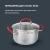 Кастрюля Rondell Sorge RDS-1220 3.1л. d=20см (с крышкой) стальной - купить недорого с доставкой в интернет-магазине