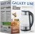 Чайник электрический Galaxy Line GL 0558 1.7л. 2200Вт нержавеющая сталь/черный корпус: стекло/пластик (ГЛ0558Л) - купить недорого с доставкой в интернет-магазине