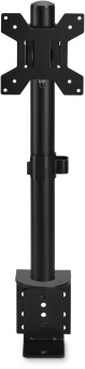 Кронштейн для мониторов ЖК Buro M061 черный 17"-32" макс.8кг крепление к столешнице поворот и наклон - купить недорого с доставкой в интернет-магазине