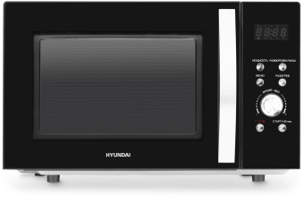 Микроволновая Печь Hyundai HYM-D2078 23л. 800Вт черный/серебристый - купить недорого с доставкой в интернет-магазине