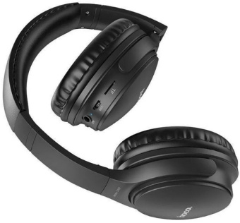 Гарнитура накладные Hoco Mighty W40 черный беспроводные bluetooth оголовье - купить недорого с доставкой в интернет-магазине