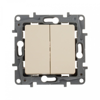 Выключатель Legrand Etika скрыт. 2кл. IP20 слоновая кость (672302) - купить недорого с доставкой в интернет-магазине