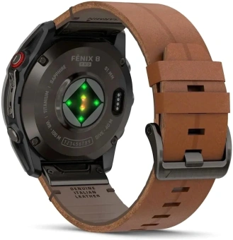 Смарт-часы Garmin Fenix 8 Pro 1.4" AMOLED корп.серый рем.песочный (010-03199-40) - купить недорого с доставкой в интернет-магазине