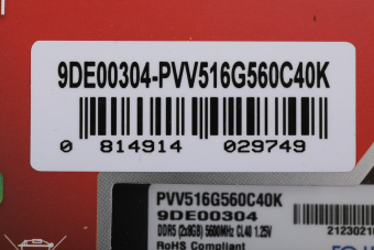 Память DDR5 2x8GB 5600MHz Patriot PVV516G560C40K Viper Venom RTL Gaming PC5-44800 CL40 DIMM 288-pin 1.25В kit с радиатором Ret - купить недорого с доставкой в интернет-магазине