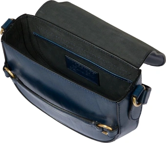 Сумка кросс-боди женская The Bridge Bettina 04371201/YH темно-синяя натур.кожа - купить недорого с доставкой в интернет-магазине