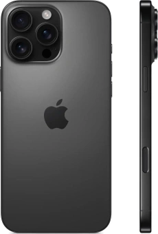Смартфон Apple A3295 iPhone 16 Pro Max 256Gb черный титан моноблок 3G 4G 1Sim 6.9" 1320x2868 iOS 18 48Mpix 802.11 a/b/g/n/ac/ax/be NFC GPS Protect - купить недорого с доставкой в интернет-магазине