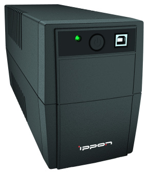 Источник бесперебойного питания Ippon Back Basic 1050S Euro 600Вт 1050ВА черный - купить недорого с доставкой в интернет-магазине