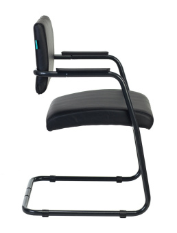 Кресло Бюрократ CH-271N-V черный Leather Black экокожа полозья металл черный - купить недорого с доставкой в интернет-магазине