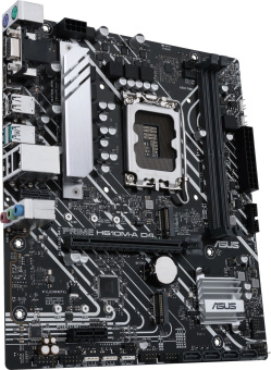Материнская плата Asus PRIME H610M-A D4-CSM Soc-1700 Intel H610 2xDDR4 mATX AC`97 8ch(7.1) GbLAN+VGA+HDMI+DP - купить недорого с доставкой в интернет-магазине