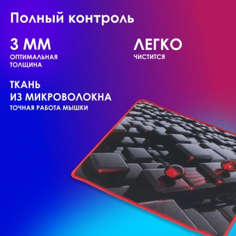 Коврик для мыши Оклик OK-F0282 Мини рисунок/матрица 280x225x3мм - купить недорого с доставкой в интернет-магазине