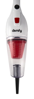 Пылесос ручной Domfy DSC-VC301 1000Вт белый/красный - купить недорого с доставкой в интернет-магазине