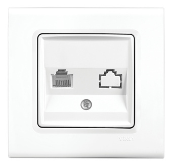 Розетка комп. Panasonic Linnera S 91400078-RU одинар. скрыт. IP20 белый (упак.:1шт) - купить недорого с доставкой в интернет-магазине