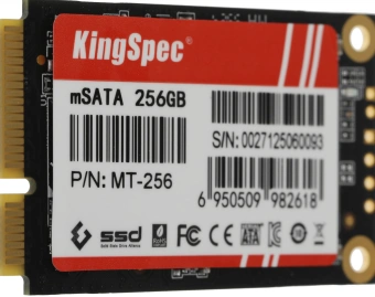 Накопитель SSD Kingspec mSATA 256GB MT-256 MT Series mSATA - купить недорого с доставкой в интернет-магазине