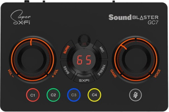 Звуковая карта Creative USB Sound BlasterX GC7 (Super X-Fi Ultra DSP) 7.1 Ret - купить недорого с доставкой в интернет-магазине