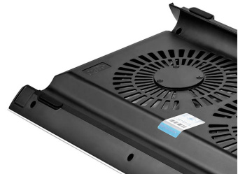 Подставка для ноутбука Deepcool N8 (DP-N24N-N8SR) 17" 380x278x55мм 25дБ 3xUSB 2x 140ммFAN 1244г алюминий серебристый - купить недорого с доставкой в интернет-магазине