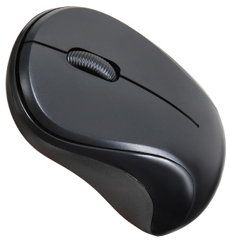 Мышь Оклик 605SW черный оптическая 1200dpi беспров. USB для ноутбука 3but (384108) - купить недорого с доставкой в интернет-магазине