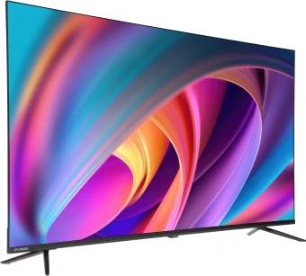 Телевизор LED Hyundai 50" H-LED50BU7100 WebOS Frameless Metal серый/серый 4K Ultra HD 60Hz MEMC DVB-T DVB-T2 DVB-C DVB-S DVB-S2 USB WiFi Smart TV - купить недорого с доставкой в интернет-магазине
