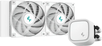 Система водяного охлаждения Deepcool LE520 ARGB Soc-AM5/AM4/1200/1700/1851 белый 4-pin 28.2-32.9dB Al 1238gr Ret (R-LE520-WHAMMN-G-1) - купить недорого с доставкой в интернет-магазине