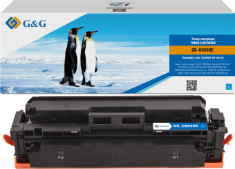 Картридж лазерный G&G GG-C055HC 055H голубой (5900стр.) для Canon LBP660/663Cdw/LBP664Cx, MF746Cx/MF742Cdw/MF744Cdw/MF741/MF743/MF745 - купить недорого с доставкой в интернет-магазине