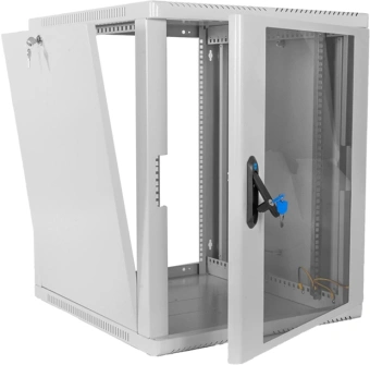 Шкаф коммутационный ЦМО (ШРН-12.350) настенный 12U 600x359мм пер.дв.стекл 200кг серый 300мм 180град. - купить недорого с доставкой в интернет-магазине