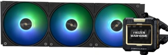 Система водяного охлаждения Thermalright Frozen Warframe 360 ARGB Soc-AM5/AM4/1200/1700/1851 черный 4-pin 29.8dB Al LCD Ret (F-WFRAME-360-BL-ARGB) - купить недорого с доставкой в интернет-магазине
