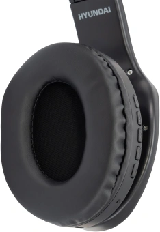 Гарнитура накладные Hyundai H-HP104 черный беспроводные bluetooth оголовье - купить недорого с доставкой в интернет-магазине