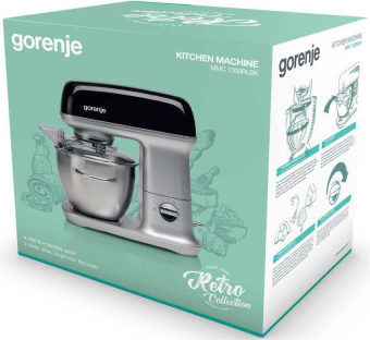 Кухонная машина Gorenje Retro MMC1000RL планетар.вращ. 1000Вт бежевый - купить недорого с доставкой в интернет-магазине