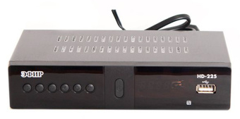 Ресивер DVB-T2 Сигнал Эфир HD-225 черный - купить недорого с доставкой в интернет-магазине
