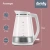 Чайник электрический Domfy DSW-EK505 1.9л. 3000Вт белый/прозрачный корпус: стекло/пластик - купить недорого с доставкой в интернет-магазине
