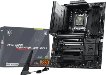 Материнская плата MSI MAG B850 TOMAHAWK MAX WIFI II Socket AM5 AMD B850 4xDDR5 ATX AC`97 8ch(7.1) 5Gigabit RAID+HDMI - купить недорого с доставкой в интернет-магазине