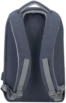 Рюкзак для ноутбука 15.6" Riva 7562 темно-серый полиэстер - купить недорого с доставкой в интернет-магазине