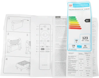 Телевизор LED Xiaomi 55" TV A 55 2026 черный 4K Ultra HD 60Hz MEMC DVB-T2 DVB-C DVB-S2 USB WiFi Smart TV - купить недорого с доставкой в интернет-магазине