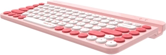 Клавиатура A4Tech FBK30 розовый USB беспроводная BT/Radio slim Multimedia (FBK30 RASPBERRY) - купить недорого с доставкой в интернет-магазине