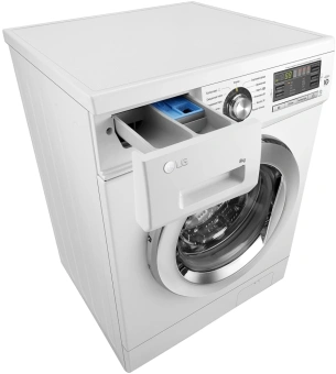 Стиральная машина LG F1096TD3 класс: A загр.фронтальная макс.:8кг белый инвертор - купить недорого с доставкой в интернет-магазине