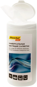 Салфетки Silwerhof Daily универсальные туба 100шт влажных - купить недорого с доставкой в интернет-магазине