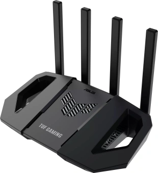 Роутер беспроводной Asus TUF-BE3600 BE3600 100/1000/2500BASE-T черный - купить недорого с доставкой в интернет-магазине