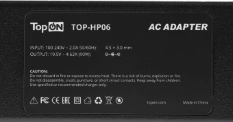 Блок питания TopON 96908 90W 19.5V-19.5V 4.62A от бытовой электросети - купить недорого с доставкой в интернет-магазине