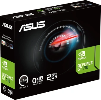 Видеокарта Asus PCI-E GT710-SL-2GD5-BRK-EVO NVIDIA GeForce GT 710 2Gb 64bit GDDR5 954/5012 DVIx1 HDMIx1 CRTx1 HDCP Ret low profile - купить недорого с доставкой в интернет-магазине